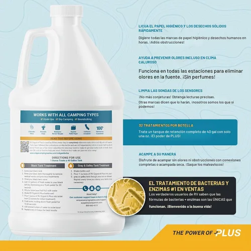 Vista 5 de Unique Recambio de tratamiento para tanque de retención de RV Digest-It Ultra Liquid RV