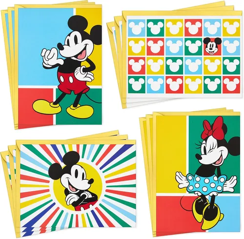 Vista 8 de Hallmark Trolls - Surtido de tarjetas de San Valentín para niños (24 tarjetas de San Valentín, 24 hojas de calcomanías y sobres)