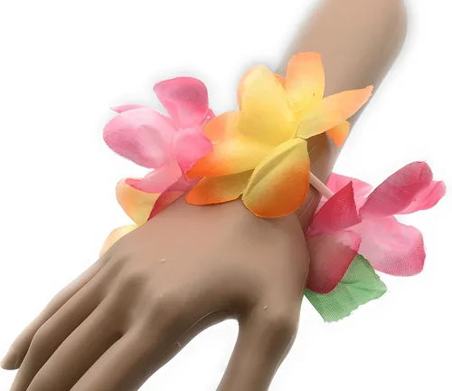 Vista 6 de Mahalo Floral Leis Diadema y muñeca Set (Conjunto de 12)