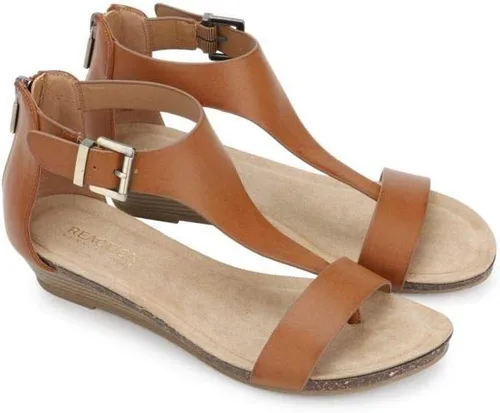 Vista 4 de Kenneth Cole REACTION Sandalias de cuña Great Gal con correa en T para mujer