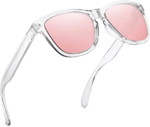 Vista 2 de Gafas de sol polarizadas para hombre y mujer, lentes de espejo retro para conducir, pescar, protección UV400