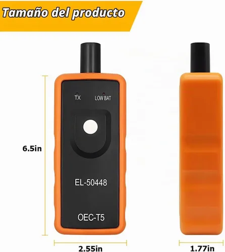 Vista 2 de EL-50448 Herramienta de reaprendizaje TPMS para automóvil, herramienta de activación del sensor de presión de neumáticos OEC-T5, accesorios