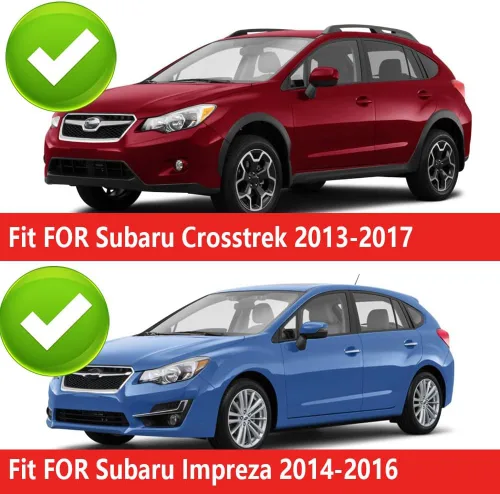Vista 6 de Cubierta de carga retráctil para Subaru Impreza 2014-2016 y accesorios de cubierta de maletero negra Crosstrek XV 2013-2017