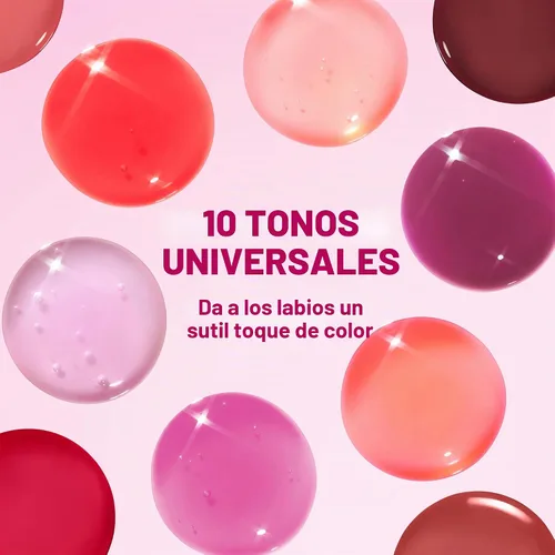 Vista 8 de REVLON Aceite labial Super Lustrous Glimmer 010 Wined Down, 0.13 fl oz 010 Vined Down