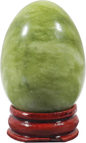 Vista 7 de Fekuar Figura de huevo de piedra, cristal curativo pulido, escultura de esfera de huevos de Pascua con soporte de madera, piedra de ojo de tigre