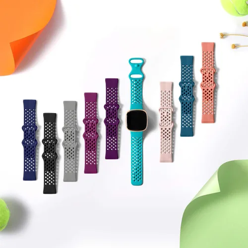 Vista 7 de Maledan Compatible con Fitbit Sense Band Fitbit Versa 3 Band Fitbit Sense 2 Band Fitbit Versa 4 Bandas, correa de reloj deportiva impermeable