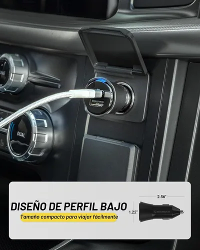 Vista 5 de Scosche PowerVolt Power Delivery 32W Adaptador de cargador de coche USB-C