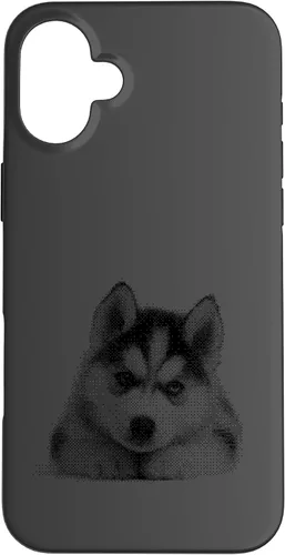 Vista 22 de Chic Husky Puppy for Dog Mom and Paw Parents Case for iPhone 16