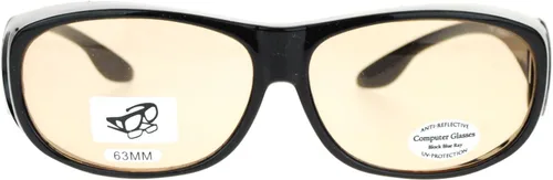 Vista 2 de Gafas de computadora antirreflectantes con protección UV de más de 2.480 in