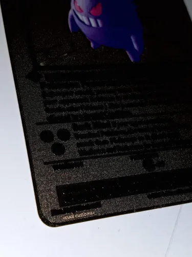 Vista 4 de First Edition Shadowless Gengar Metal Gold - Tarjeta personalizada con logotipo GotoCudi cudiCustoms 2x2x2
