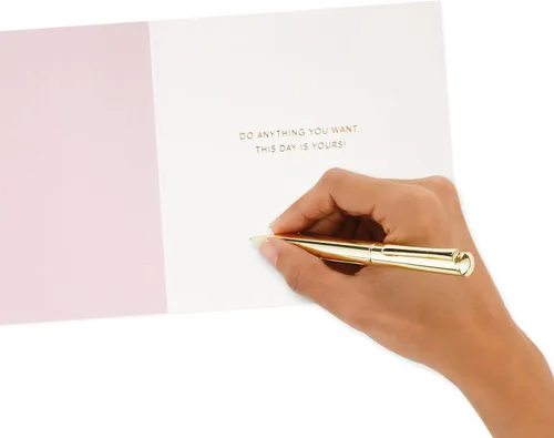 Vista 5 de Tarjeta de cumpleaños Hallmark Signature para mujeres (Happy You Day)