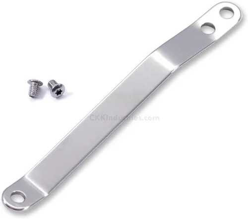Vista 25 de EZSMITH (Modelo 1 Pinza de bolsillo universal - (Acabado táctico negro) - Pinza de bolsillo de repuesto para cuchillos plegables, teléfonos Modelo 1
