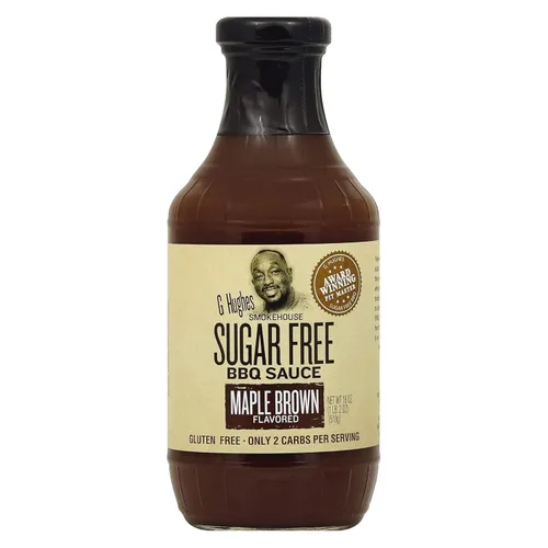 Vista 8 de G Hughes Salsa BBQ Sin Azúcar 17.28 oz