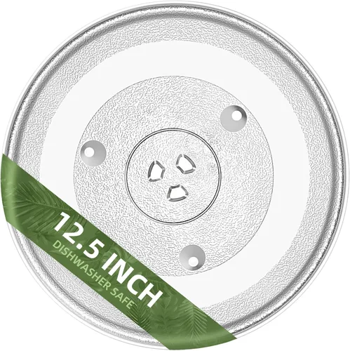 Vista 10 de Plato giratorio para microondas de 10.5 pulgadas compatible con Emerson 252100500497, placa de vidrio de repuesto para microondas de 10 1/2 pulgadas