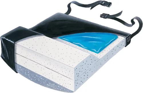 Vista 4 de Skil-Care Cojín de espuma antioxidante con base firme, 18 pulgadas de ancho x 16 pulgadas de profundidad, control deslizante mejorado y soporte