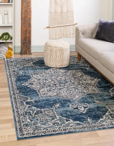 Vista 29 de Unique Loom Colección Nyla - Alfombra de área (rectangular 2 pies 0 pulgadas x 3 pies 0 pulgadas, multinegro)