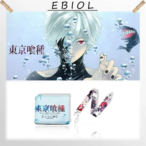 Vista 7 de Anime Tokyo Ghoul - Cartera de piel con cordón Tokio Ghoul