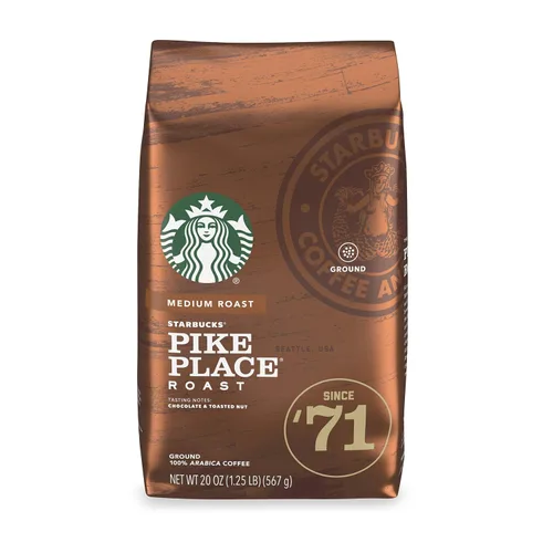 Vista 23 de Starbucks Café Molido, Tueste Medio, Café Caliente o Helado, Mezcla de Desayuno, 18 oz