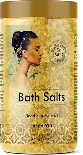 Vista 12 de Sal natural del mar muerto remojo de baño 100% rico en minerales, más minerales que la sal de Epsom, relajación profunda, desintoxicación, exfolia