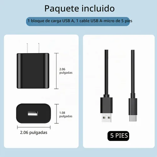Vista 3 de Cargador rápido para Samsung Galaxy A17 A16 A15 A14 A36 A35 A32 A56 A55 A54