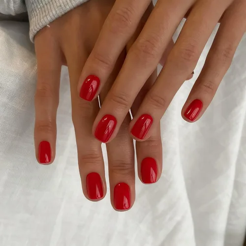 Vista 40 de Uñas postizas a presión color rosa bebé con forma de almendra, 48 piezas, uñas postizas gruesas neutras para mujeres, uñas de almendra medianas a