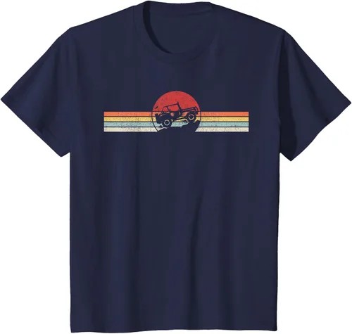 Vista 68 de Camiseta retro vintage Off Road 4X4 Negro