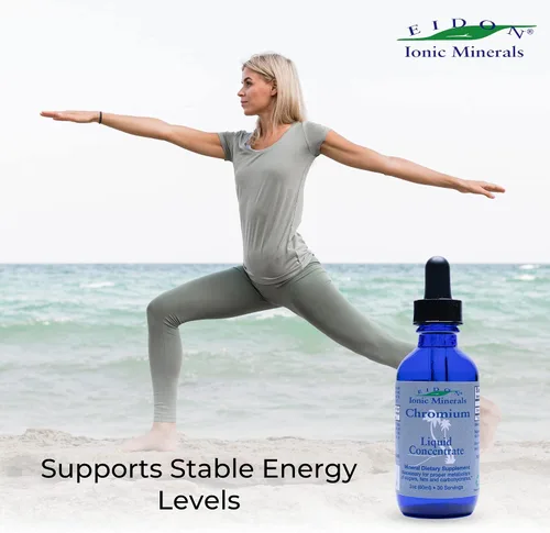 Vista 6 de Eidon Ionic Minerals Concentrado líquido de cromo, gotas de suplemento de cromo iónico, soporta niveles de energía estables, totalmente natural, sin