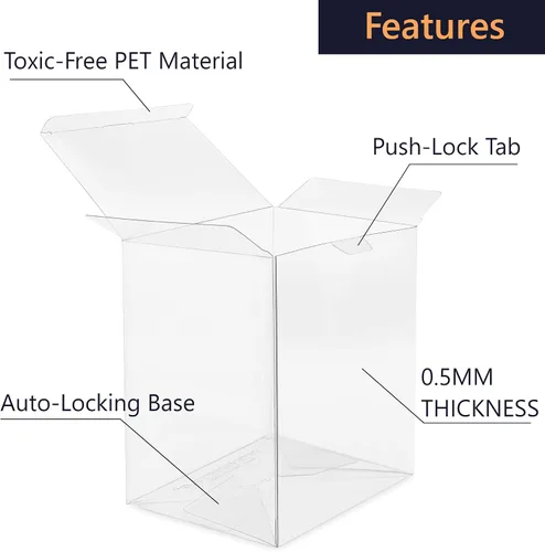 Vista 2 de TitanShield Funda protectora de 0.020 in compatible con Funko - Figuras de vinilo Pop! de 4 pulgadas (paquete de 8)