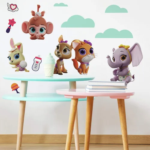 Vista 4 de Disney RoomMates, RMK4140SCS Junior T.O.T.S. - Calcomanías de pared para despegar y pegar