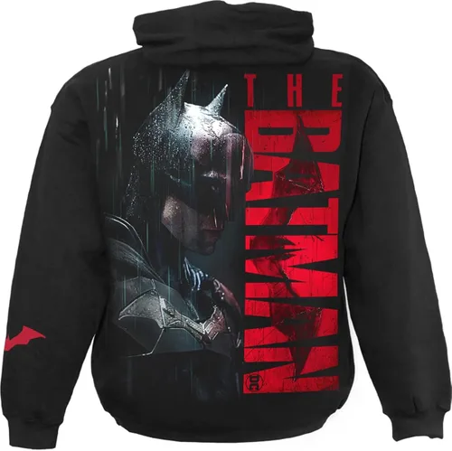 Vista 2 de DC Comics - Sudadera con capucha The Batman - Raining Vengeance - Negro