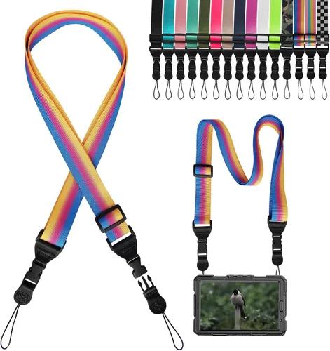 Vista 35 de Correa de hombro ajustable Gowjaw: Correa de nylon cómoda para iPad/Samsung Tablet con lanyard para el cuello, funda para iPad/cámara/binoculares