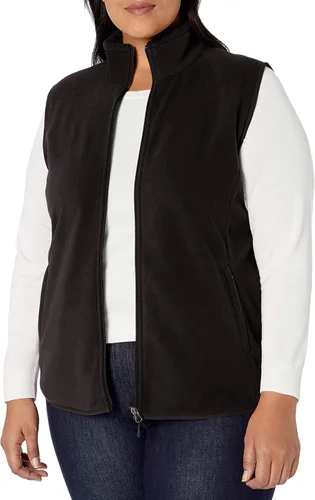 Vista 5 de Tienda Essentials Chaleco de forro de vellón suave sin mangas de corte clásico para mujer disponible en tallas extragrandes