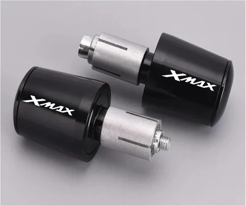 Vista 5 de Motorcycle CNC Aluminum Motorcycle Handlebar End 7/8" 22mm Handle Bar Ends Plugs Caps for XMAX300 XMAX400 Xmax X-MAX 125 250 300 400 Handle end Black
