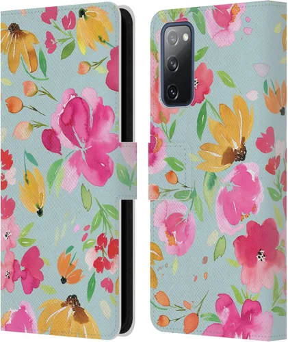 Vista 277 de Head Case Designs Officially Licensed Ninola Butterfly Nature Spring Floral Leather Wallet Case Compatible with Samsung Galaxy A07 4G