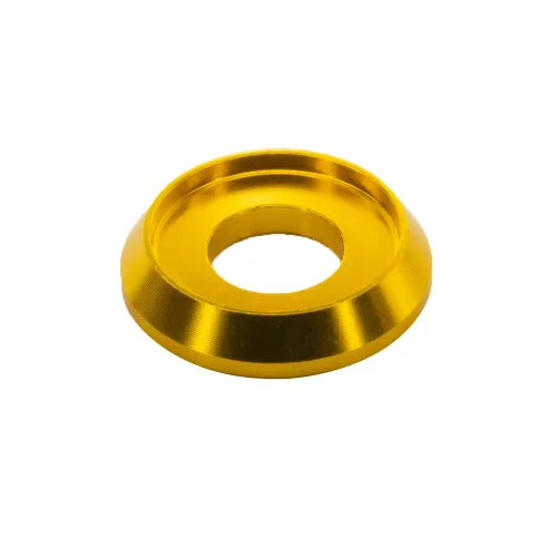 Vista 30 de [60PCS] Arandelas de avellanado M3 Color Negro, Aleación de aluminio anodizado, Juntas de arandelas de cabeza Cuña de Copa para Tornillo