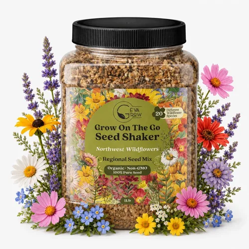 Vista 11 de Mezcla regional de semillas de flores silvestres de GevaGrow (Midwest Wildflowers Mini Shaker)