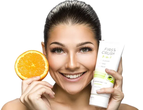 Vista 4 de First Crush Lavado facial 3 en 1 Limpiador hidratante Prevención de imperfecciones Tratamiento de manchas _ Rosacea Calming _ Lavado facial