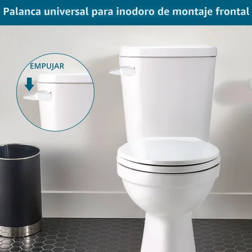 Vista 7 de Kit de reemplazo universal de mango de inodoro de metal para montaje Cromo