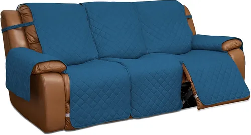 Vista 44 de Easy-Going Funda para Loveseat Reclinable de Gran Tamaño, Funda de Sofá Reversible para Reclinable Doble, Funda de Sofá Dividida para Cada Asiento