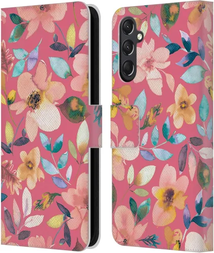Vista 224 de Head Case Designs Officially Licensed Ninola Butterfly Nature Spring Floral Leather Wallet Case Compatible with Samsung Galaxy A07 4G
