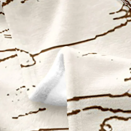 Vista 3 de Erosebridal Manta de vaquero occidental de 40 x 50 pulgadas, diseño del desierto americano del salvaje oeste americano, ilustración dibujada a mano