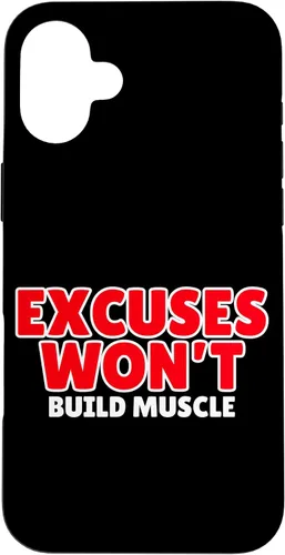 Vista 22 de Funda divertida con frase motivacional para iPhone 16 Fitness