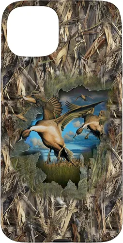 Vista 9 de Carcasa para iPhone 17, diseño de camuflaje de caza de aves acuáticas