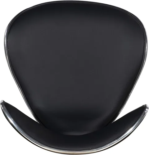 Vista 21 de Powell Furniture Powell PU, taburete de bar cromo/negro