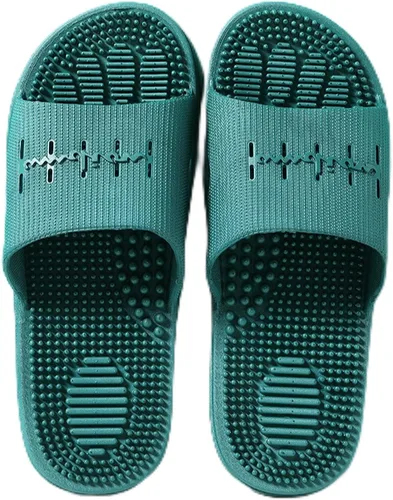 Vista 11 de Promociona la circulación sanguínea, cómodas pantuflas de masaje, pantuflas antideslizantes de fondo grueso, color negro, 40-41, sandalias