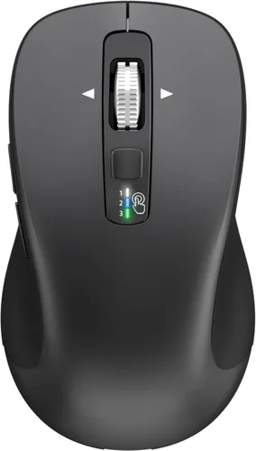 Vista 9 de CITLLA Wireless Bluetooth Mouse, Multi-Device Ergonomic Mouse All Gray