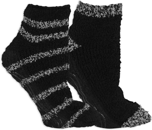 Vista 16 de Dr. Scholl's Calcetines de invierno Fairisle para mujer, surtido negro, 4-10, paquete de 3