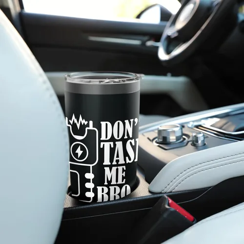 Vista 6 de Don't Tase Me Bro - Vaso eléctrico con aislamiento de acero inoxidable