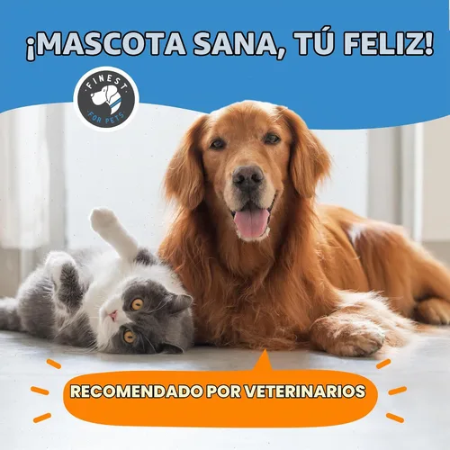 Vista 5 de Aceite de pescado 100% puro para perros y gatos (1,545 mg de Omega 3 por cucharadita) 8 oz. Cargado con EPA y DHA para articulaciones, piel
