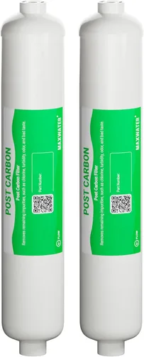 Vista 10 de Reemplazo del filtro de agua de carbón postactivado – Filtro en línea de 5 micras – Filtro de carbono en línea de 10 pulgadas – Bajo fregadero